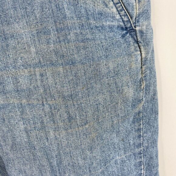Tommy Hilfiger Women’s Blue Jean Shorts Distressed Style size 10 - Picture 2 of 4